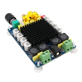 DollaTek TDA7498 2x100W Dual Channel Digital Class D Audio Amplifier Board DC 14-32V 24V Powered Stereo Power Amp Module