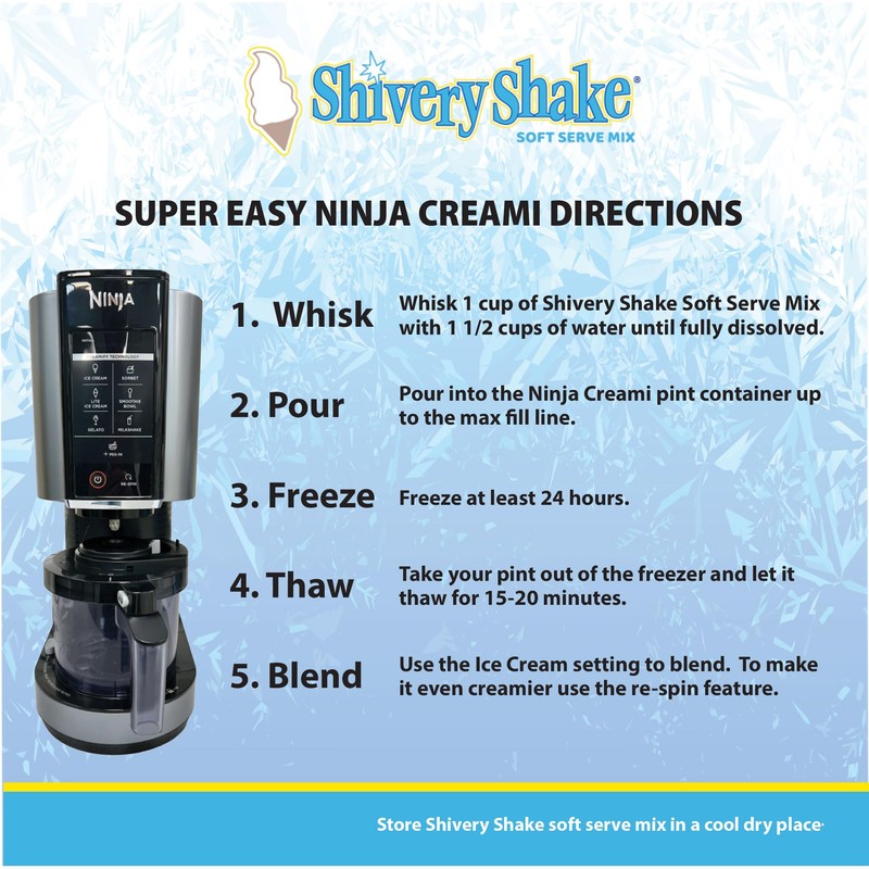 Shivery Shake Raspberry Soft Serve Ice Cream Mix, 3.2 lb