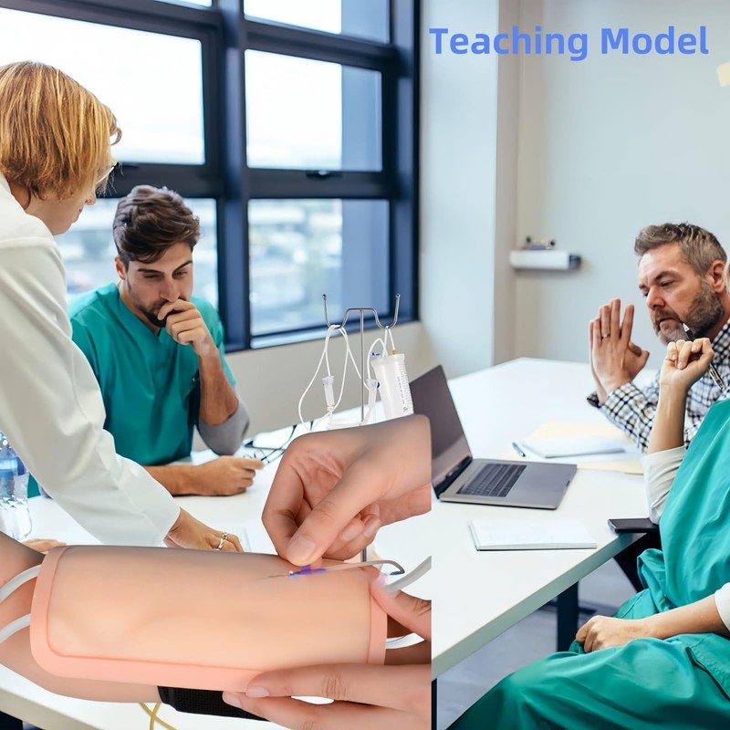 Yodilala Wearable IV Practice Kit,Intradermal Injection Training Pad for Medical