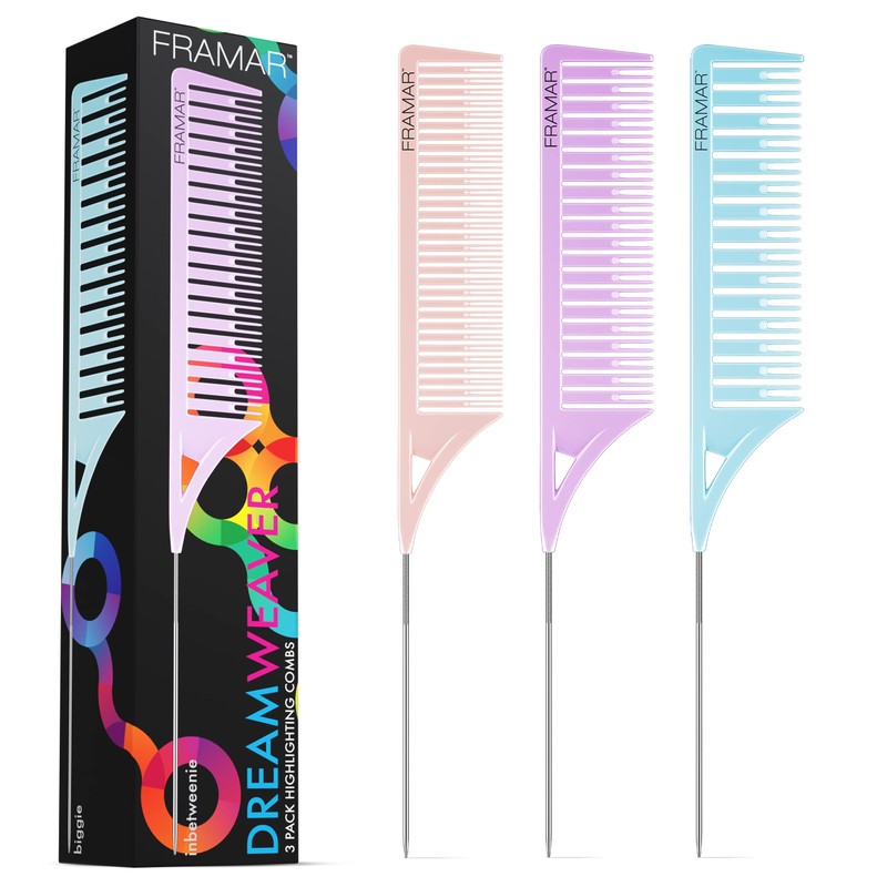 FRAMAR Dreamweaver Juego de Peines para Mechas - Peine Profesional