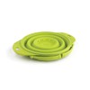 Dexas POP Collapsible Silicone Colander, 10 inch diameter, Solid Green