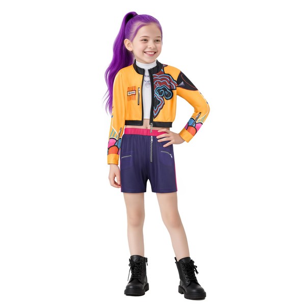 Gaifully Demon Hunters Rumi Costume Halloween Costume Dress Kids World