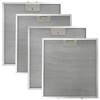 Beaufan 4 Pack WA0575 Aluminum Grease Range Hood Filters Replacement