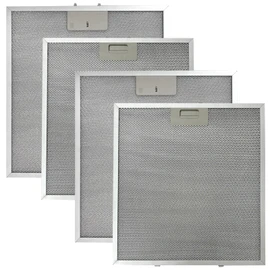 Beaufan 4 Pack WA0575 Aluminum Grease Range Hood Filters Replacement for Vissani 30-inch Pyramid or WA0575 Wall Mount Range Hood, 5-Layer Aluminum Mesh Vent Filters