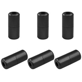 Hitefu 6 Pcs No Tie Shoelace Locks, Elastic Buckle Clasps Tieless Metal Lock, Durable Connector for Sneaker Shoelaces Repair & Hiking Enthusiasts (Black)