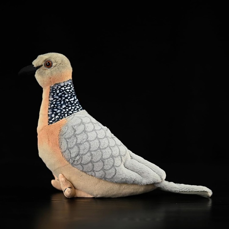 POPOTATO Realistic Spotted Dove Plush - 9'' Turtle Dove Stuffed