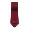 Secdtie Men Classic Wine Red Textured Knit Woven Silk Tie