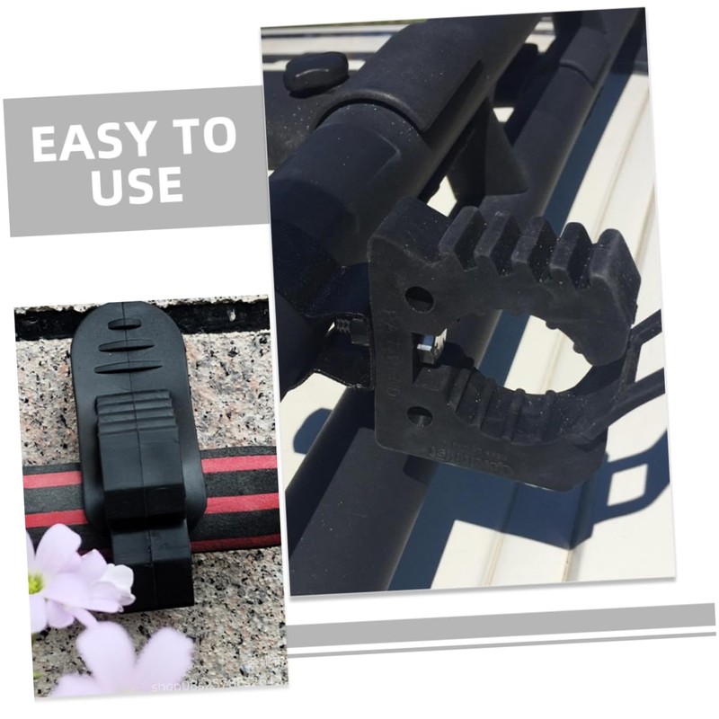 Levemolo 2Pcs Quick Release Clamp Adjustable Rubber Grip for Mounting