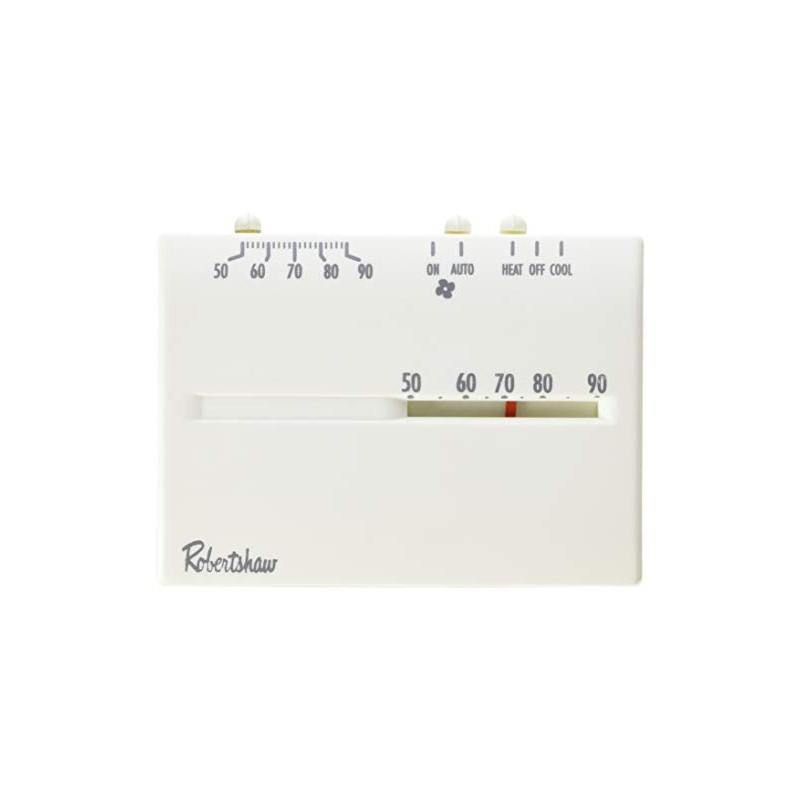 Robertshaw 9200H Deluxe Mechanical Heat and Cool Thermostat, 24 Volt