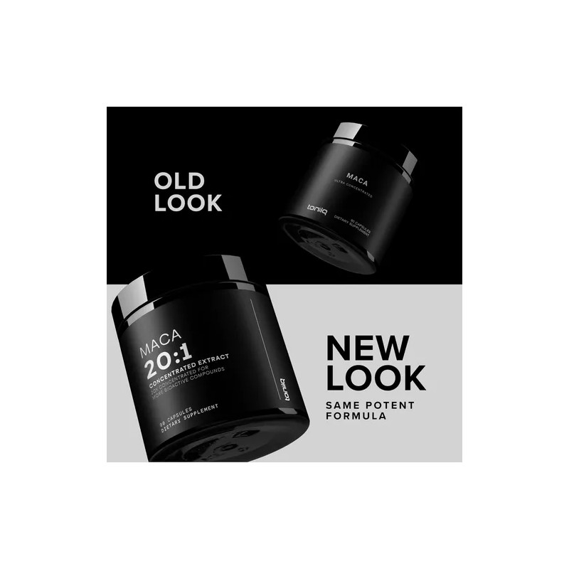 Toniiq Extracto De Maca 20x Concentrado - 10,000mg - 90