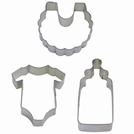 Cookie Cutter, Baby Set, Baby Bottle, Coveralls, Bie, Rm0989-3, Cookie Cutter, Decora-Shop, Specialty Shop