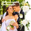 12 Pcs Corsage and Boutonniere Set with Pins for Wedding,White