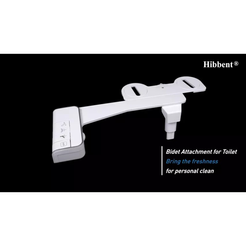 Hibbent Bidet Fresh Water Spray Kit Non Electric Toilet Seat