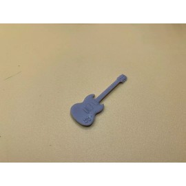 PSF Hobbies 1/25 Scale Electric SG Style Guitar For Model Car Dioramas Miniature AC/DC
