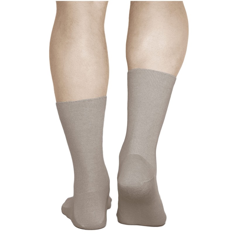vitsocks Men's Non Elastic Top Soft All-Cotton Socks (3 PAIRS)