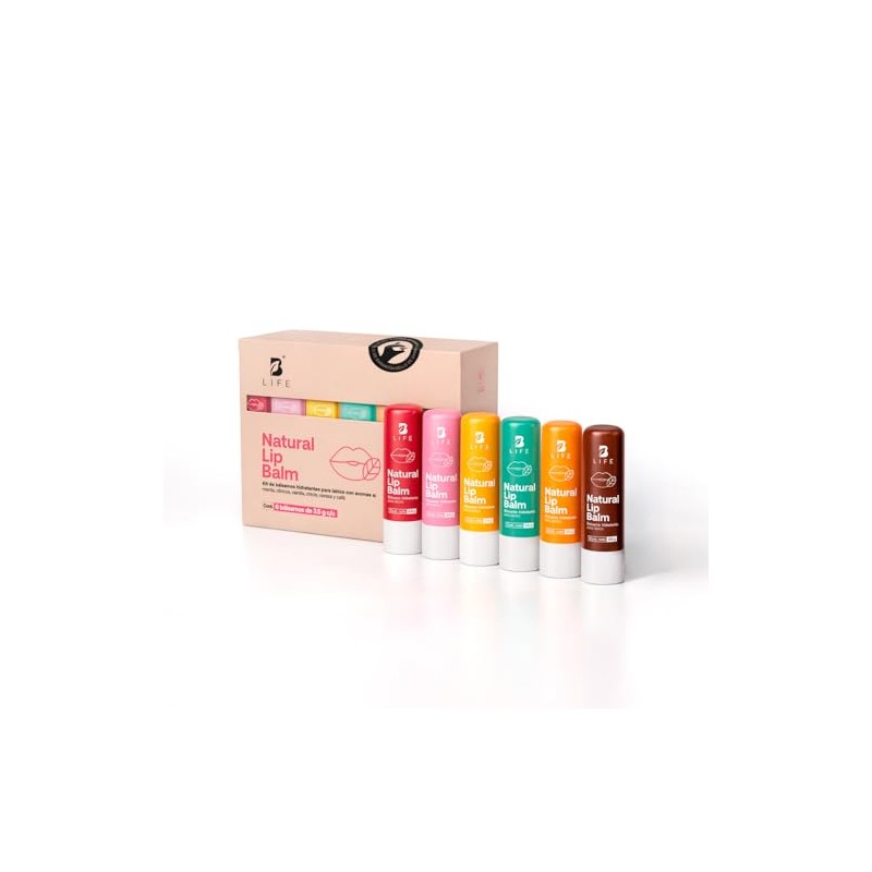 Kit De 6 Bálsamos Labiales En Barra