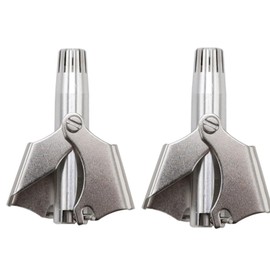 Nasenhaarschneider,2PCS Manueller Nasentrimmer,Gesichtshaartrimmer Edelstahl,HaartrimmerHerren,Nase,Ohren,Koteletten,Gesichtshaartrimmer,Abwaschbar,für Männer und Frauen