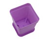 HOIGON 100 Pack 3 Inch Purple Square Nursery Pot, Durable