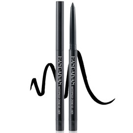 CoteMara Eyeliner Pencil Quick-Drying Eye Liner Pencils Long-Lasting Multi-Use Water-proof colored eyeliners Pigmented Eye Liner Pen (Black)