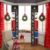 Merry Christmas Banners, Nutcracker Christmas Banner for Door Porch Christmas