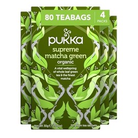 Pukka Supreme Matcha Green Herbal Tea - Energizing Daily Vitality