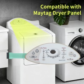Dryer Touch Control Panel Replacement #22004444, 33002536,22004445,33002537 - Compatible with Maytag MDE5500AYW, MDG5500AWW, MDE5500AZW,MDE5500AYQ,MDG5500AWQ,MDE5500AZQ.