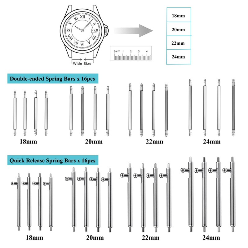 Watch Link Removal Tool Kit, TICFROG Watch Band Tool Kit