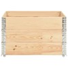 vidaXL Solid Pine Wood Stackable Pallet Collars - Multipurpose Storage