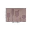 ASYOUWISH Set of 6 PVC Kitchen Table Place Mats, Non-Slip