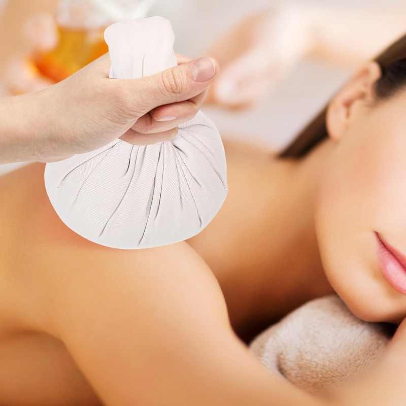 NOLITOY 2pcs Thai Herbal Compress Ball, HOT Compress Massage Ball