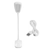 Clip Light USB Rechargeable 3 Speed Touch Foldable Flexible Gooseneck