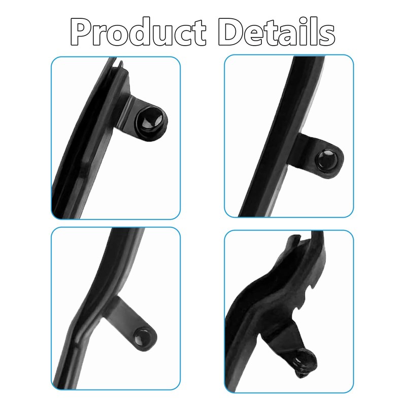 Door Front Weatherstrip RH LH Pair Compatible with Ford Explorer