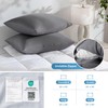 JELLYMONI Waterproof Pillow Protectors - King Size Pillow Covers with