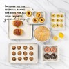Country Kitchen Nonstick Stackable Bakeware Set - Deluxe Heavy Duty,