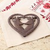 Cast Iron Trivet Woodland Deer Non Slip Trivet Mat for