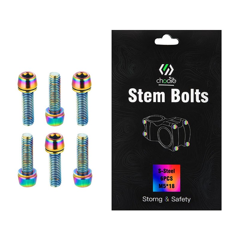 CNC Bike Bolts 6pcs M5x18 Screw for MTB Road Bike
