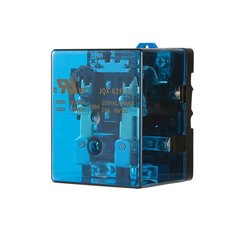 NVMIDTC JQX-62F-2Z DC 12V 120A Electromagnetic Relay Set with Ring