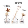 100ml 3.4oz Clear Glass Diffuser Bottle Refillable Aromatherapy Essential Oil