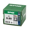 SPAX Universal Screw, 5.0 x 50 mm, 90 Pieces, Fully