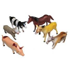 Idena 4329902 6 Farm Animals in a Bag – 6 "