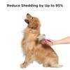 Nidawi Pet Grooming Brush, 2 in 1 Deshedding Tool &