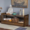 ILWorkTLs Low 3-Tier Meditation Table with Drawer,Bamboo Altar Tables,Puja Desks,Tatami