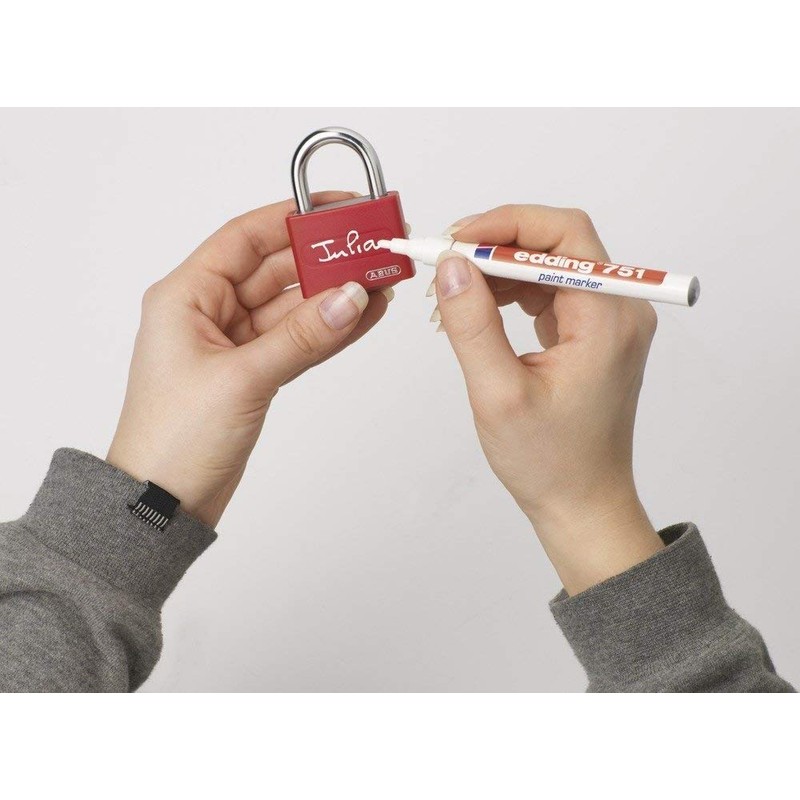 ABUS Padlock T65AL/40 myLOCK - Individually writable - Locker Lock