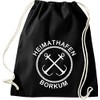 ShirtInStyle Turnbeutel, Heimathafen Borkum Sprüche Spruch, Urlaub See Hafen Strand