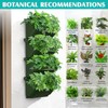 Gatyagff Vertical Wall Planter, 4 Packs Self Watering Wall Planters