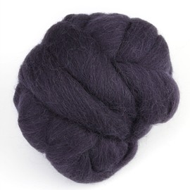 Needle Felting Wool, Colored Fibre Wool Yarn Roving for Needle Felting Hand Spinning DIY Craft Materials, 55g/Pack, Hand Wool Felting Spinning, Wool Yarn Felt Fabric for DIY Craft Accessories