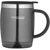 Thermos ThermoCafe Translucent Desk Mug, Gun Metal, 450 ml