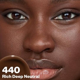 Kosas Revealer Skin-Improving Foundation with SPF 25 Protection - Hydrate, Brighten, Soothe, Plump, Protect Skin - Smoothing Texture, Natural Finish and Clean Formula- Rich Deep Neutral 440