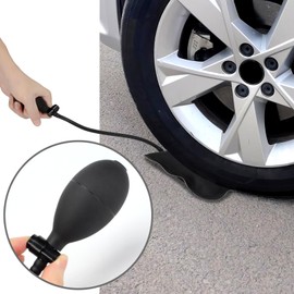 DIICCYO 3 Pcs Air Wedge Bag Air Wedge Pump Wedge, Heavy Duty Button Master Inflatable Lifting Cushion Stainless Steel Emergency Tool for Door Window Installation and Car Repair