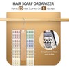 ZEDODIER 2 Pack Wooden Tie Rack, Tie Hanger for Men